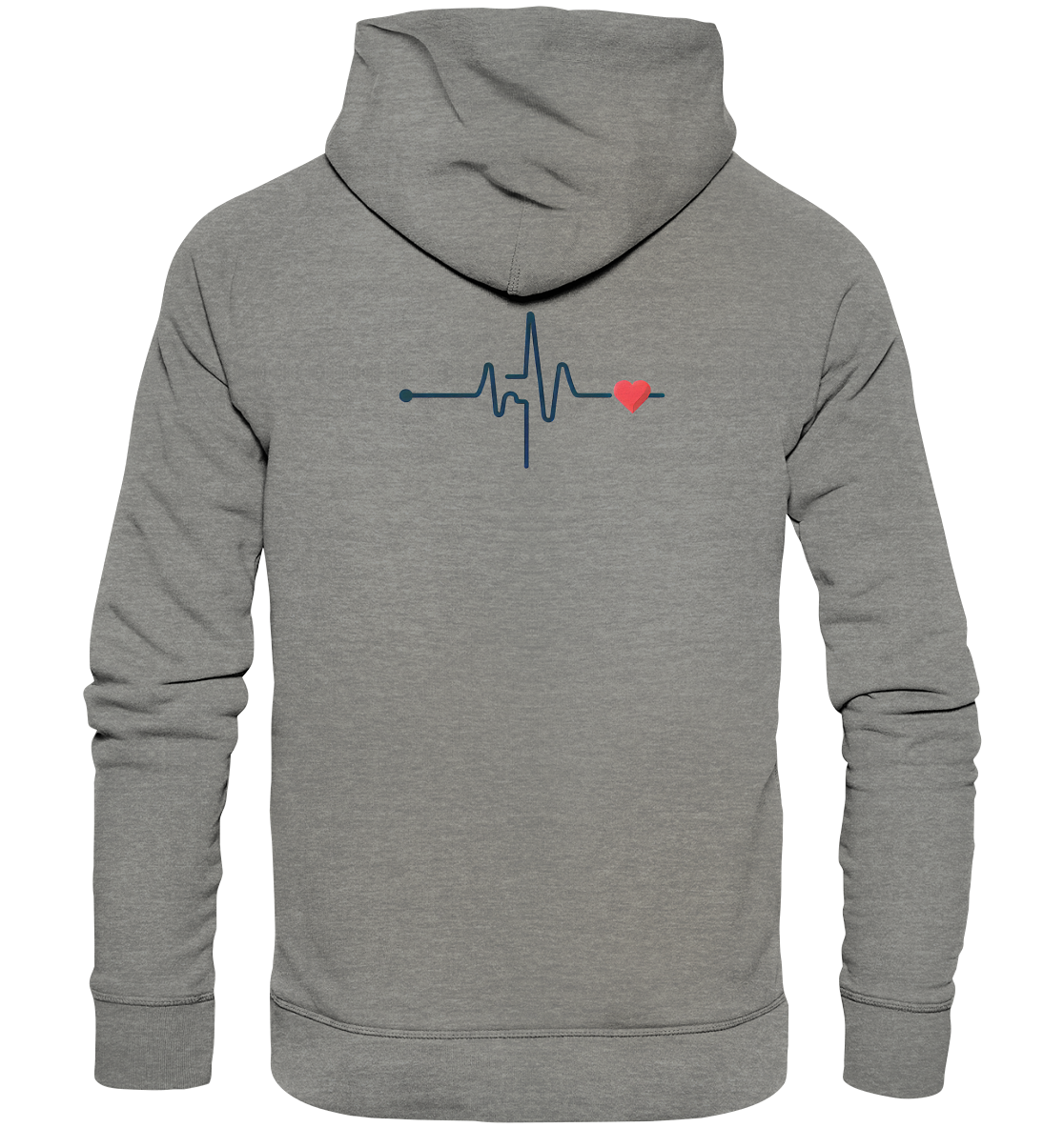 Pulsschlag für die Liebsten - Organic Hoodie