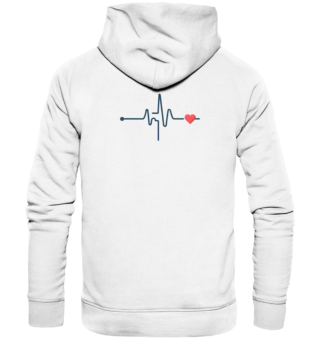 Pulsschlag für die Liebsten - Organic Hoodie