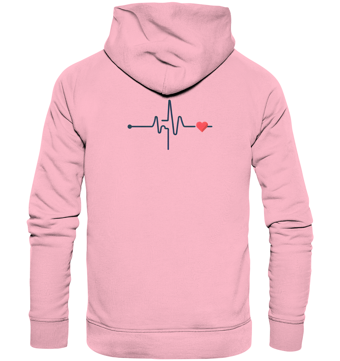 Pulsschlag für die Liebsten - Organic Hoodie