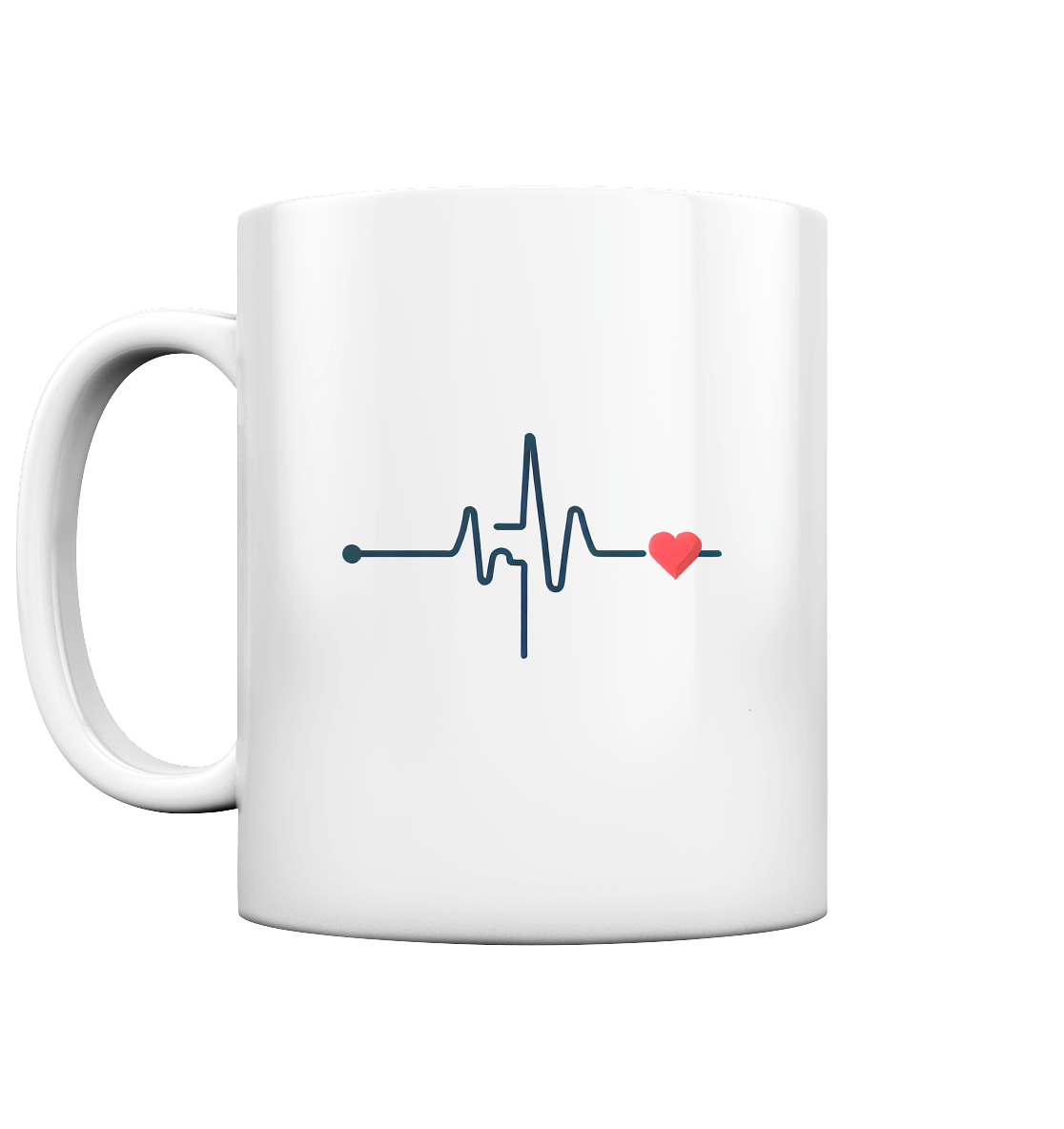 Pulsschlag für die Liebsten - Tasse glossy