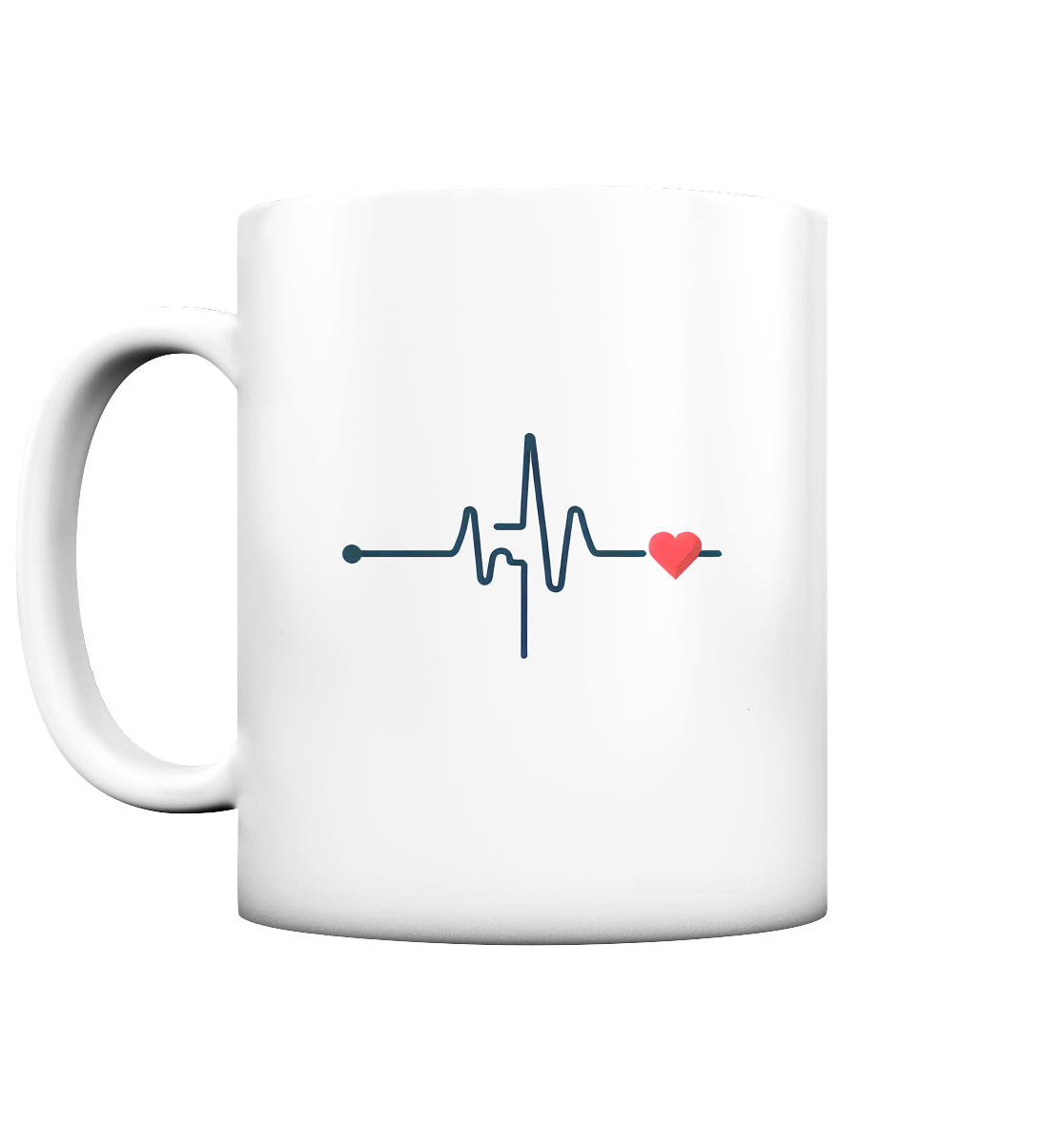 Pulsschlag für die Liebsten - Tasse matt