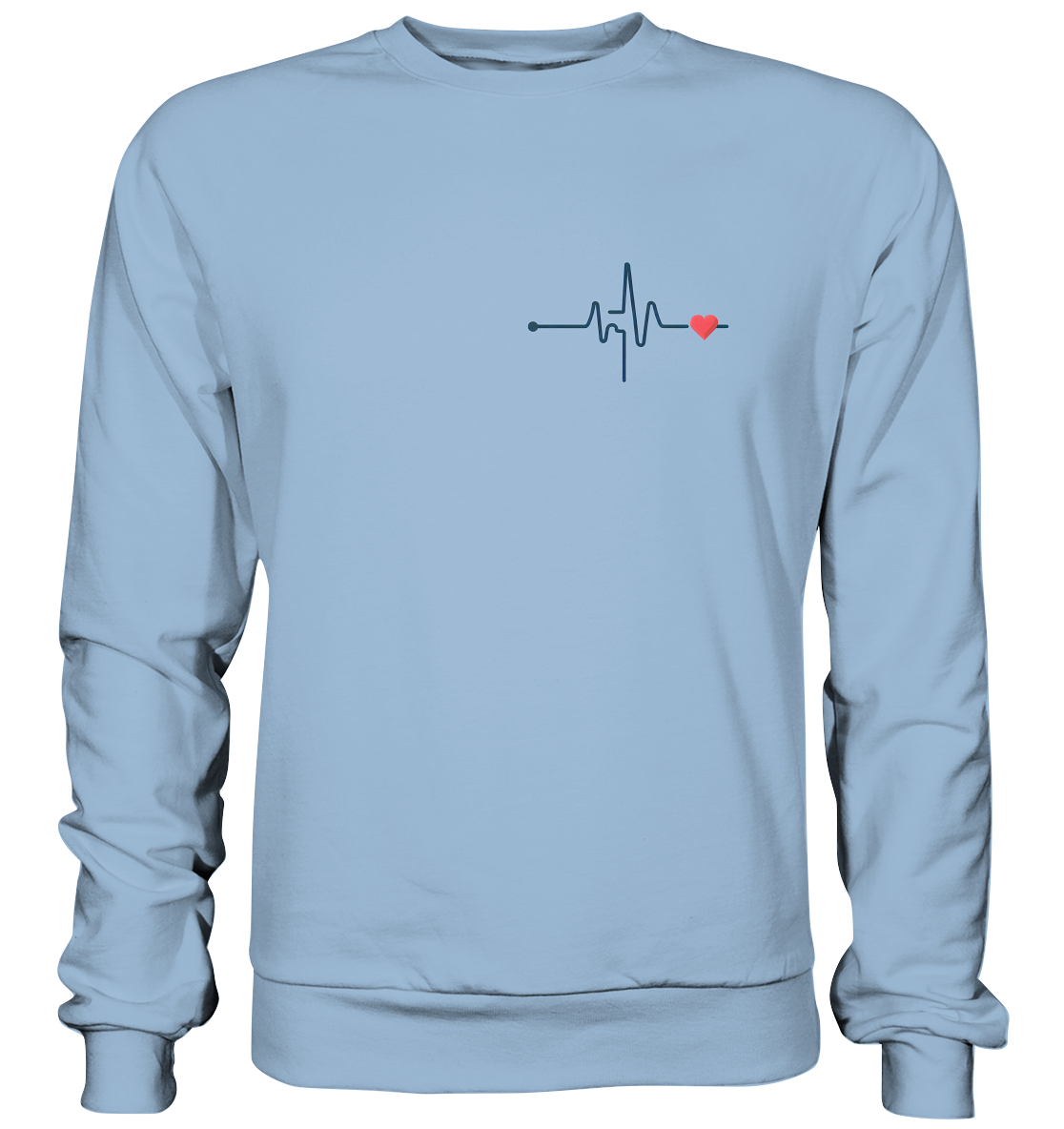 Pulsschlag für die Liebsten - Basic Sweatshirt
