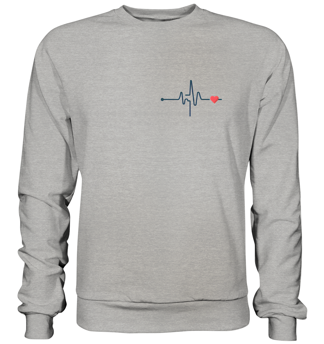 Pulsschlag für die Liebsten - Basic Sweatshirt