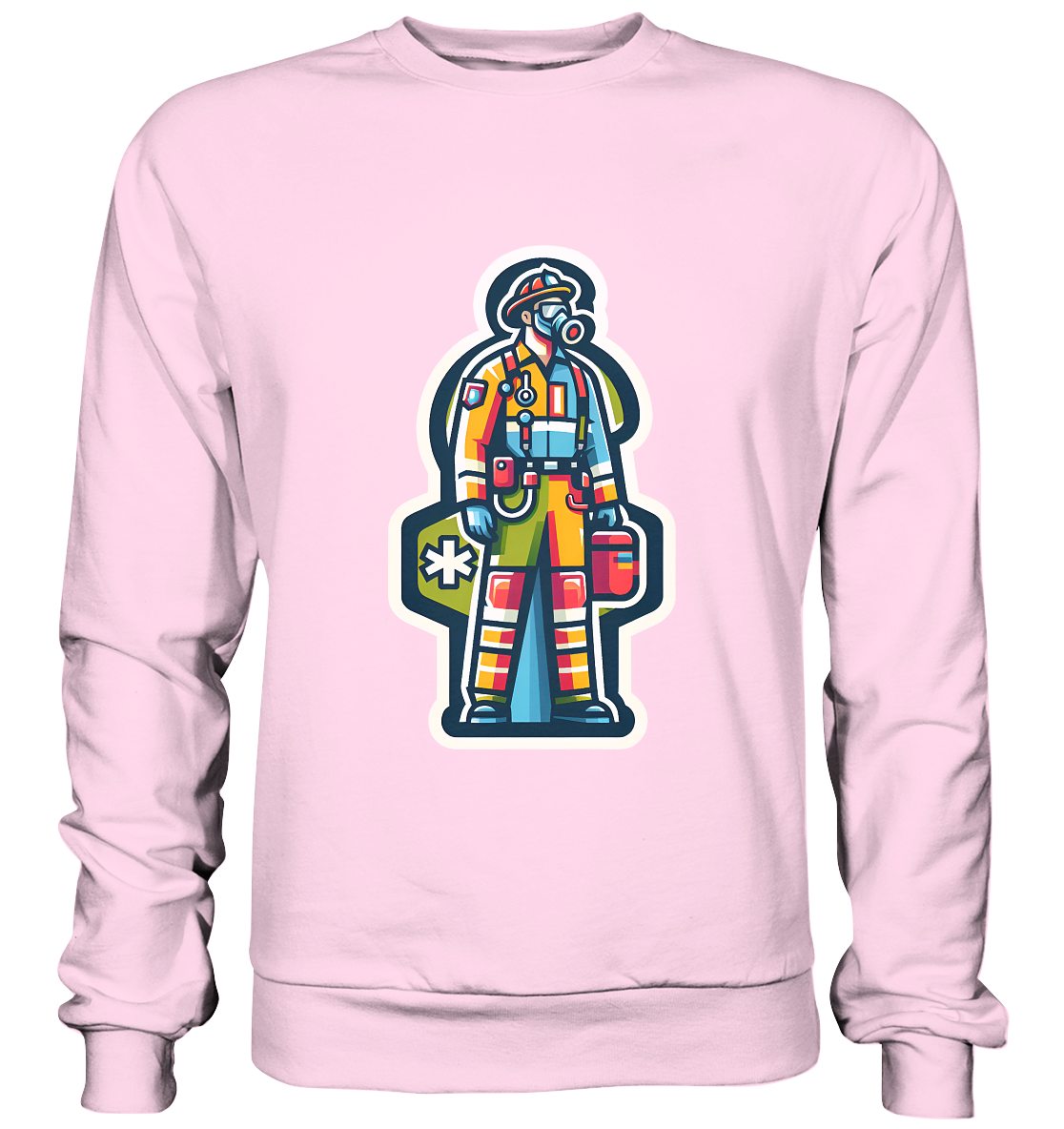 Colorful paramedic/ firefighter - Basic Sweatshirt