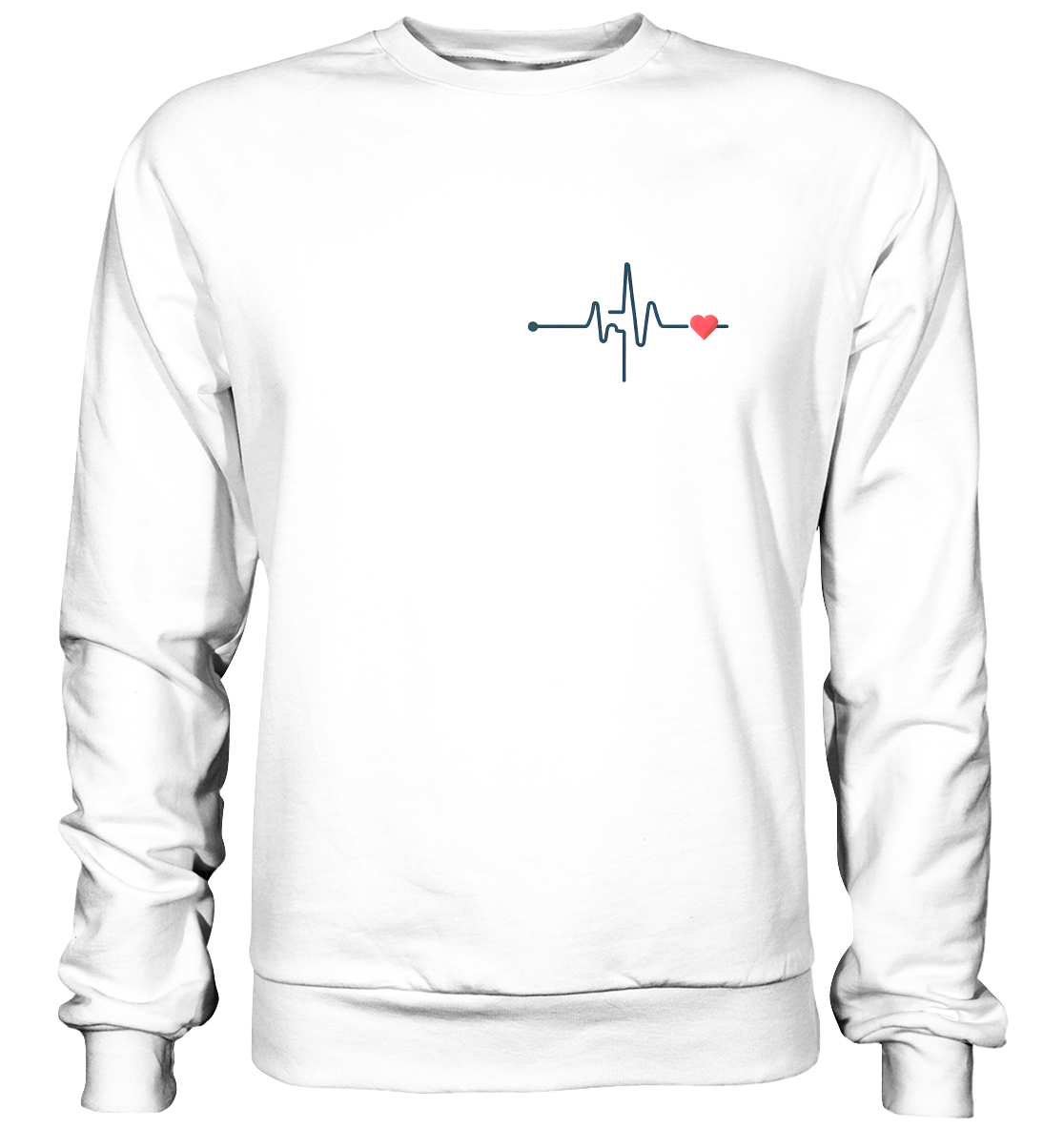 Pulsschlag für die Liebsten - Basic Sweatshirt