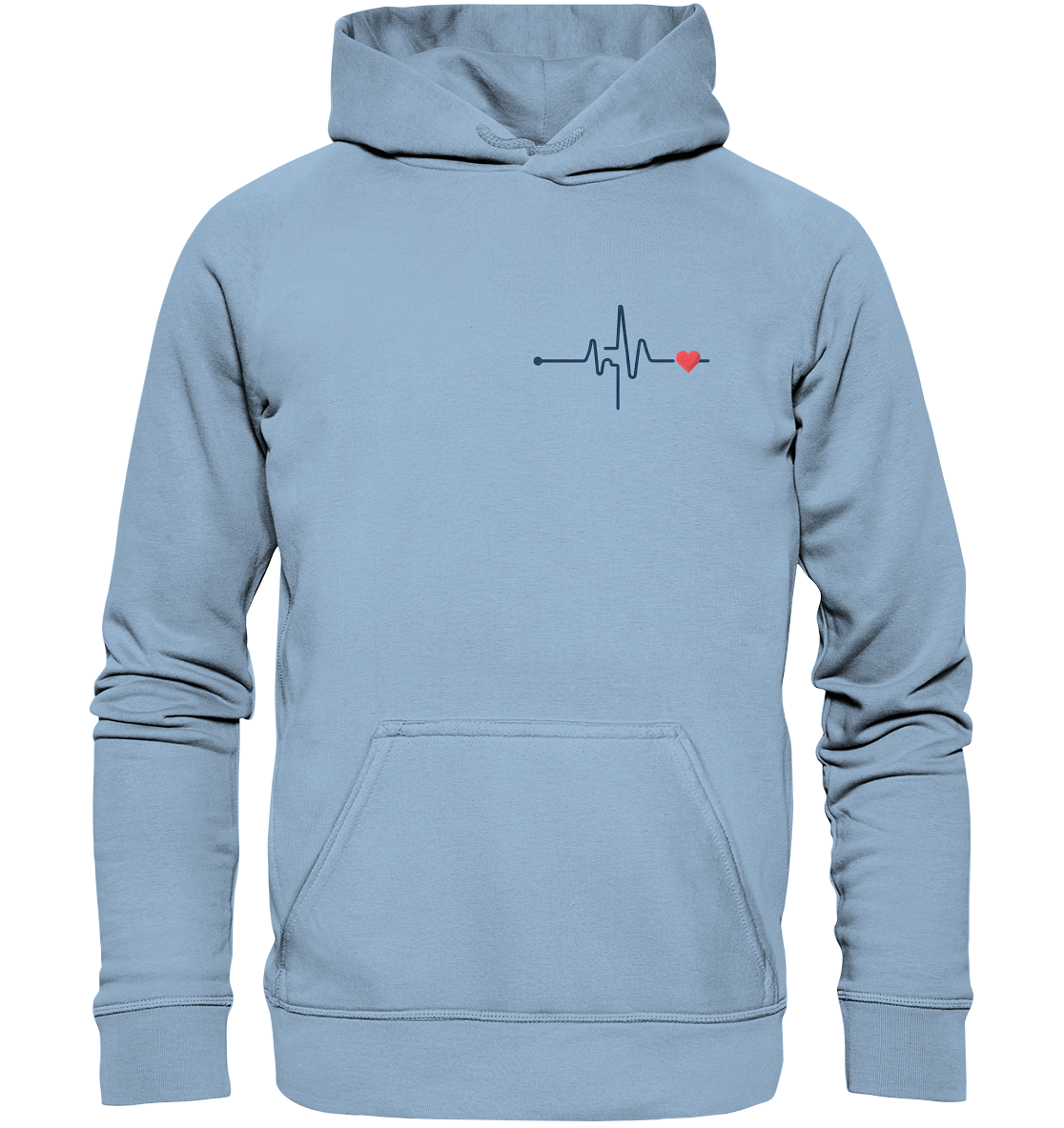Pulsschlag für die Liebsten - Basic Unisex Hoodie