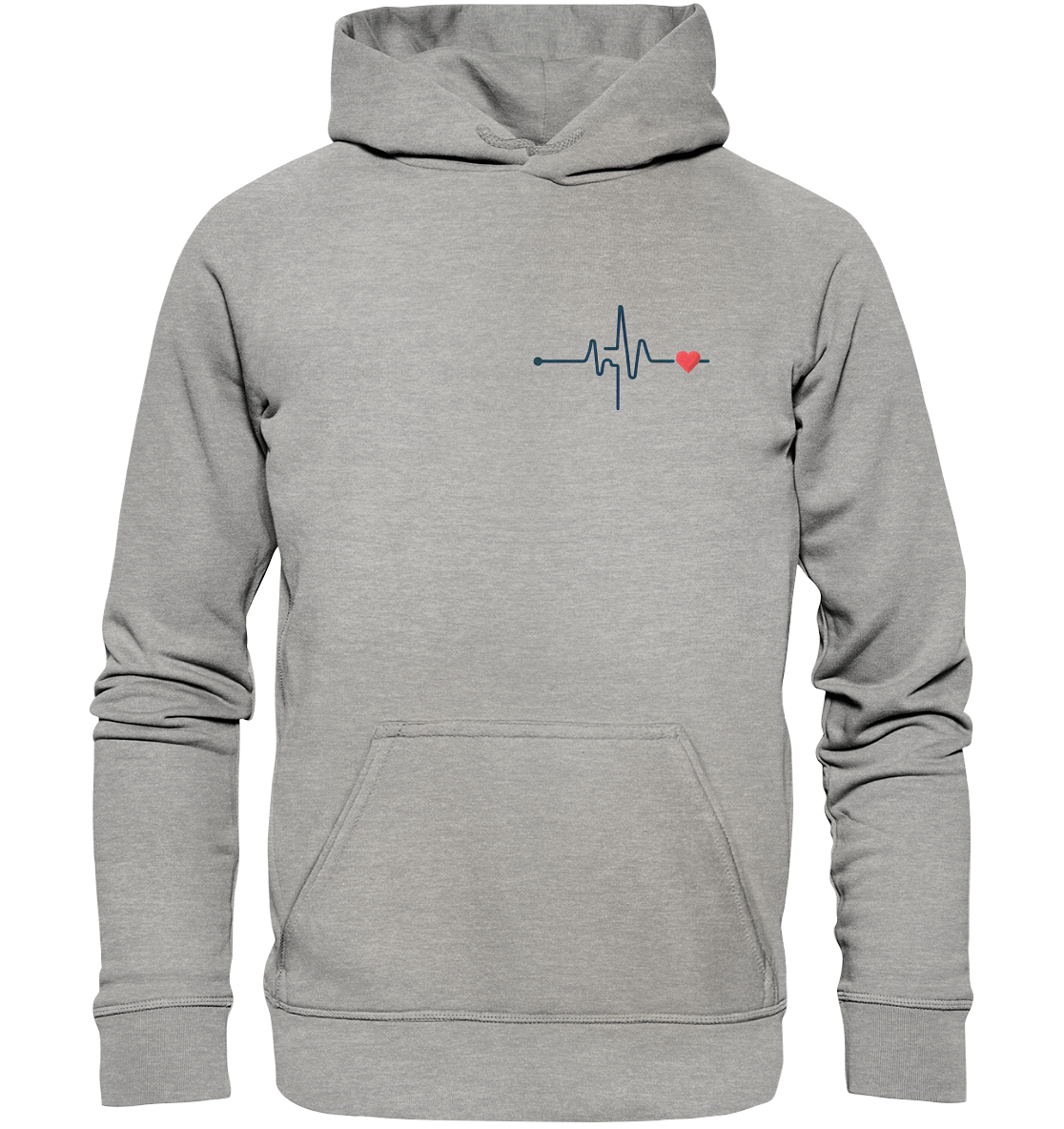 Pulsschlag für die Liebsten - Basic Unisex Hoodie