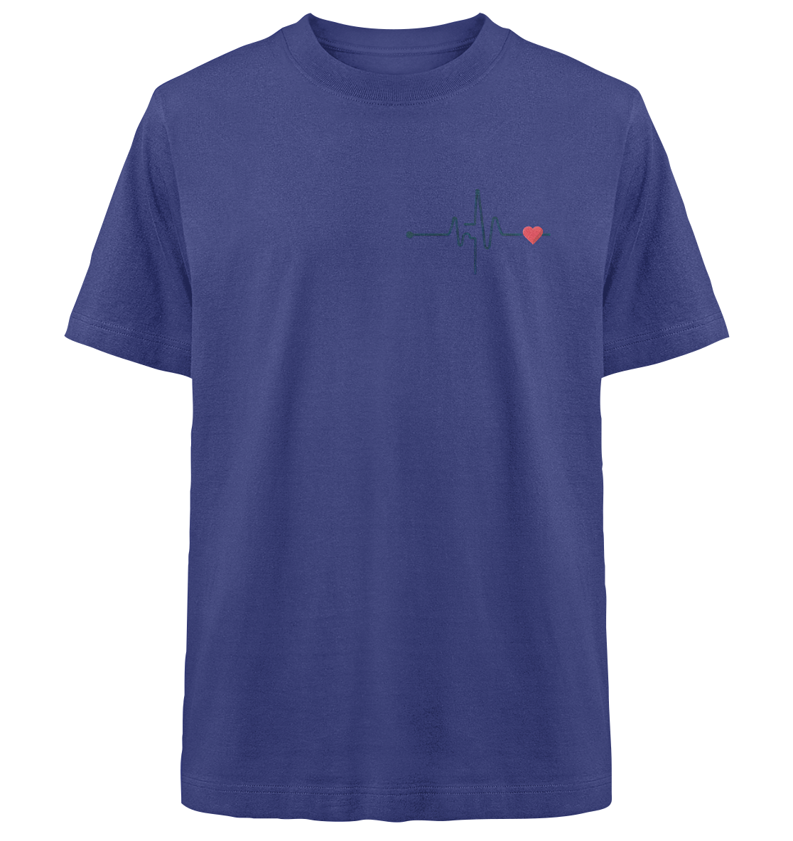 Pulsschlag für die Liebsten - Heavy Oversized Organic Shirt