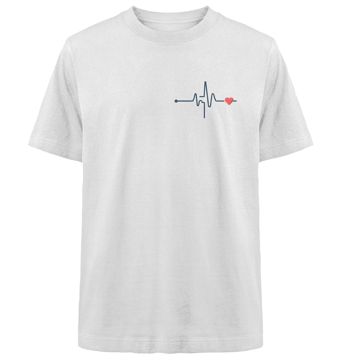 Pulsschlag für die Liebsten - Heavy Oversized Organic Shirt
