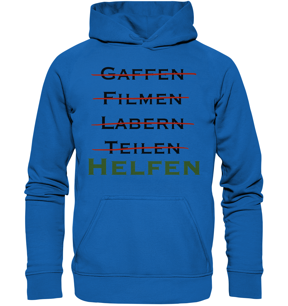Gaffen, Filmen, Labern, Teilen => HELFEN - Kids Premium Hoodie