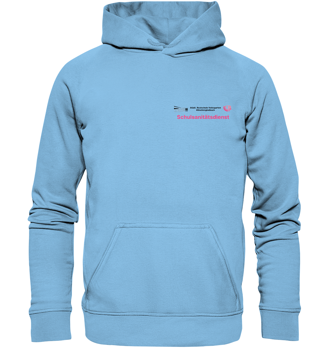 Dienstkleidung Schulsanitätsdienst Stadt. Realschule Volksgarten - Kids Premium Hoodie