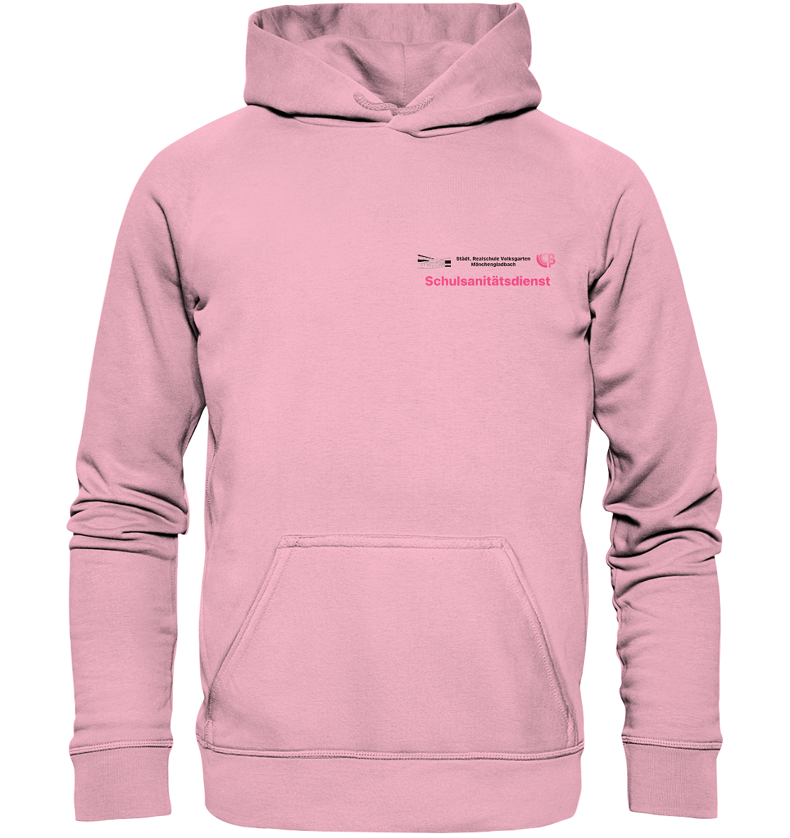 Dienstkleidung Schulsanitätsdienst Stadt. Realschule Volksgarten - Kids Premium Hoodie