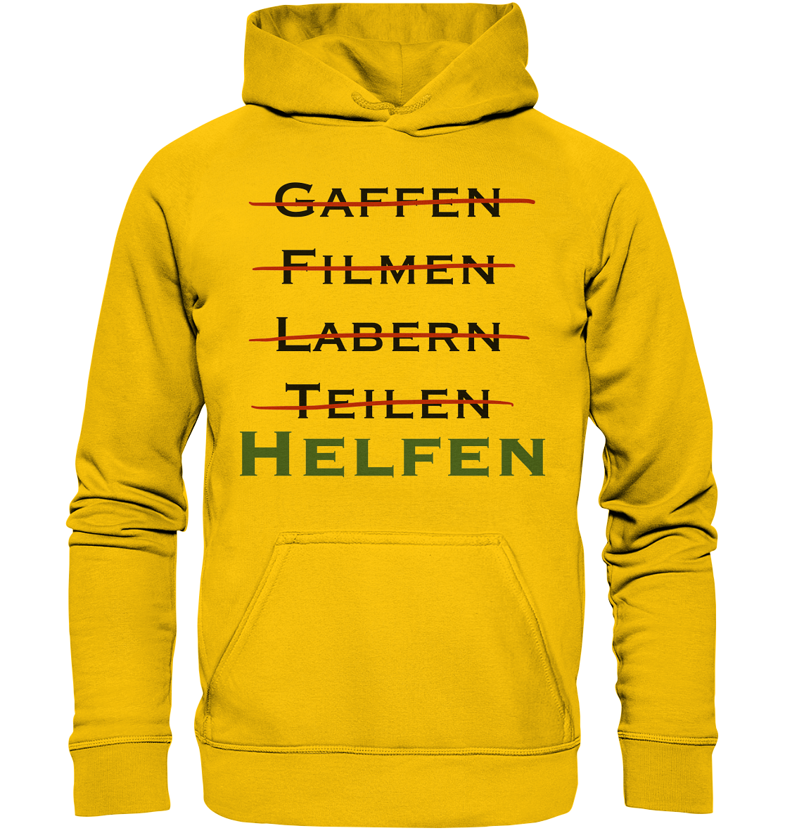 Gaffen, Filmen, Labern, Teilen => HELFEN - Kids Premium Hoodie
