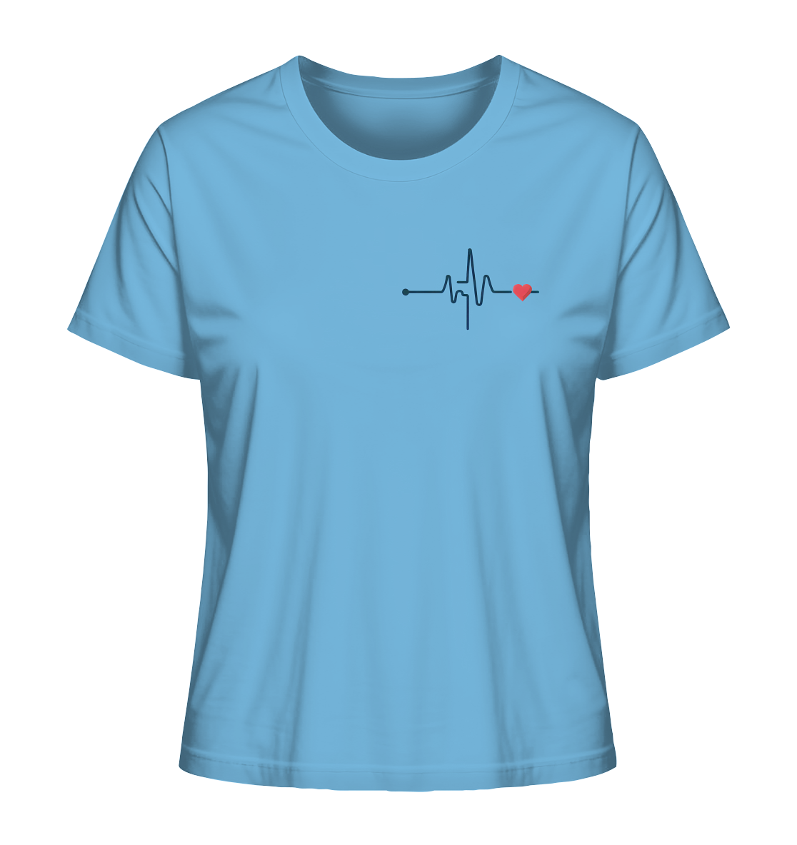 Pulsschlag für die Liebsten - Ladies Organic Shirt