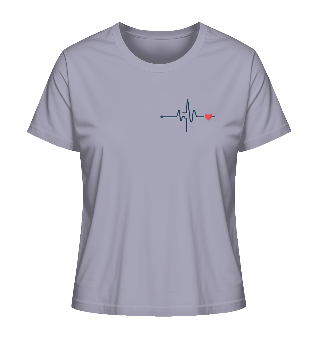 Pulsschlag für die Liebsten - Ladies Organic Shirt