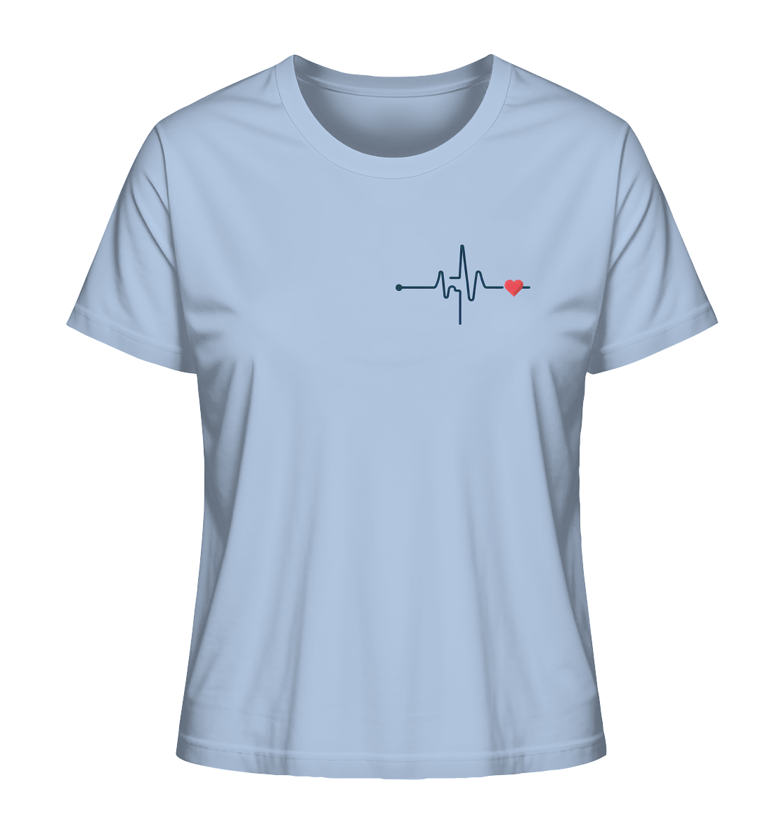 Pulsschlag für die Liebsten - Ladies Organic Shirt