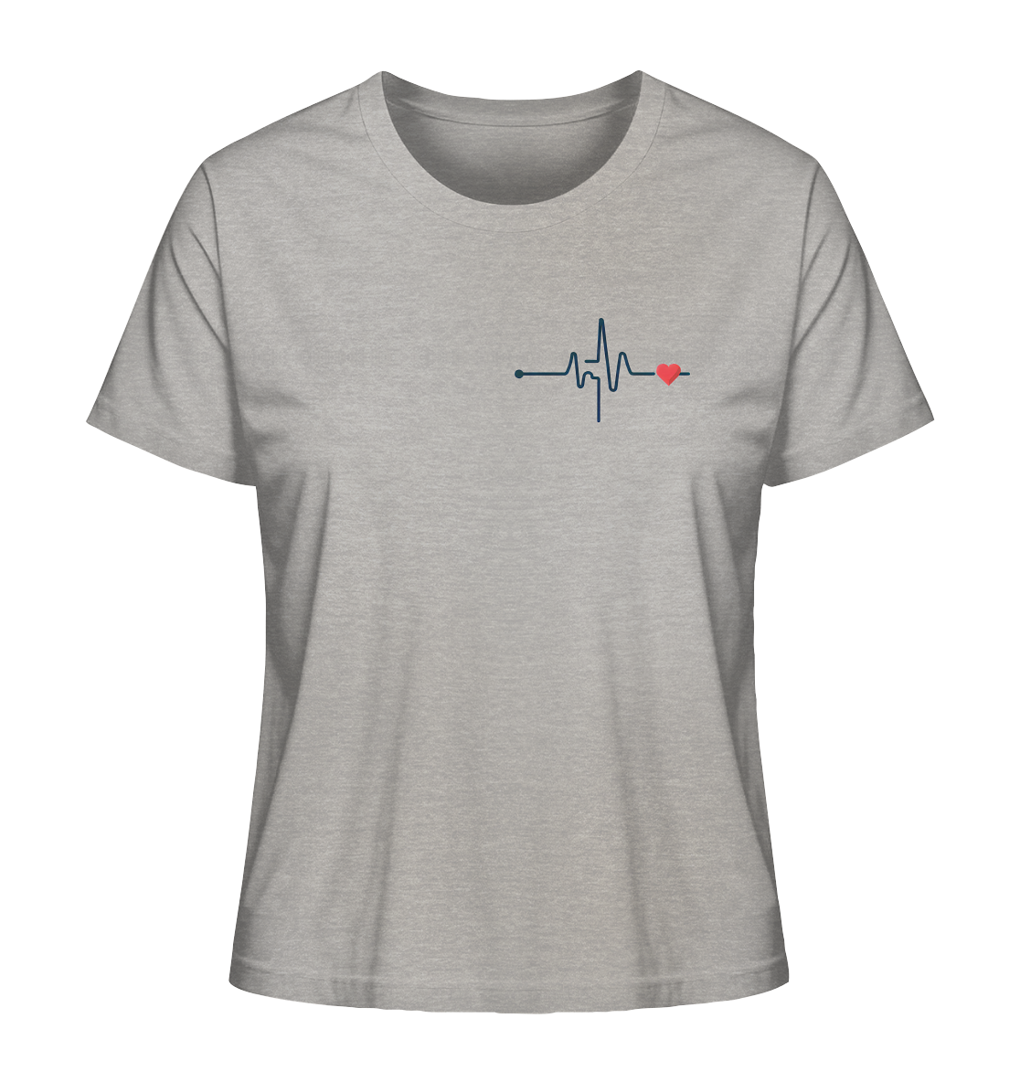 Pulsschlag für die Liebsten - Ladies Organic Shirt
