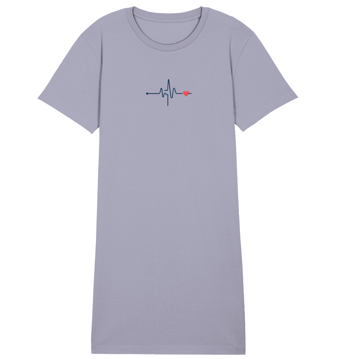 Pulsschlag für die Liebsten - Ladies Organic Shirt Dress