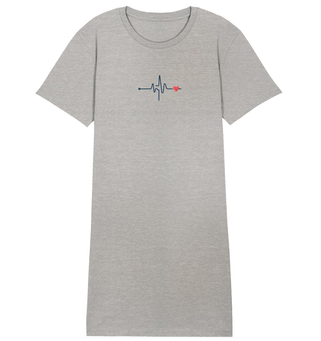 Pulsschlag für die Liebsten - Ladies Organic Shirt Dress