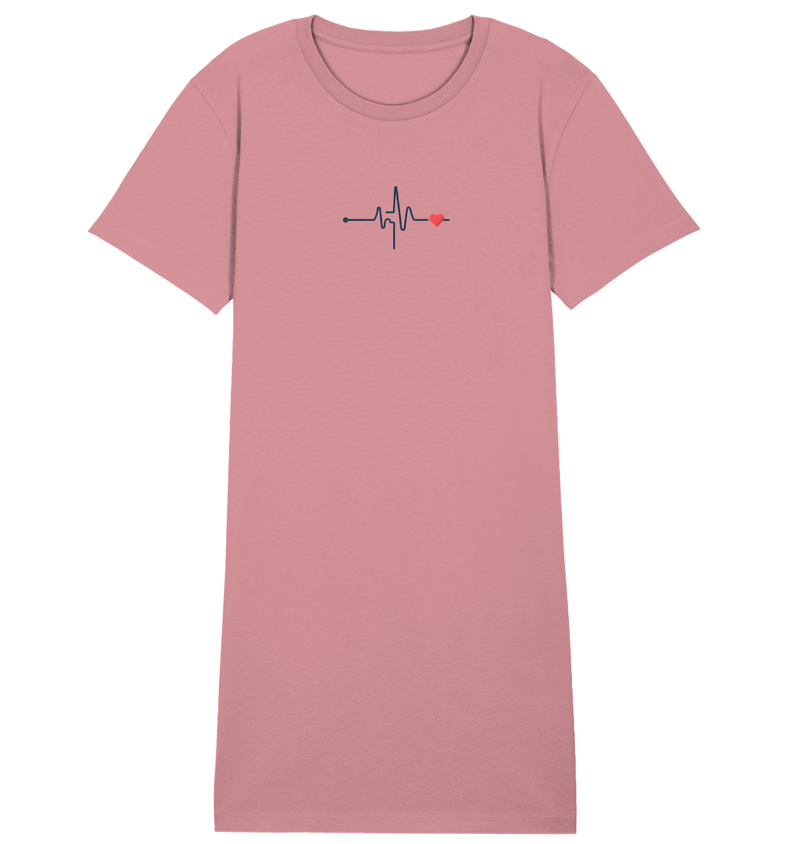 Pulsschlag für die Liebsten - Ladies Organic Shirt Dress