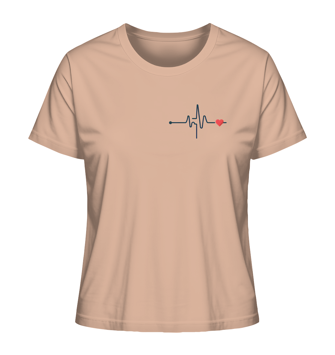 Pulsschlag für die Liebsten - Ladies Organic Shirt