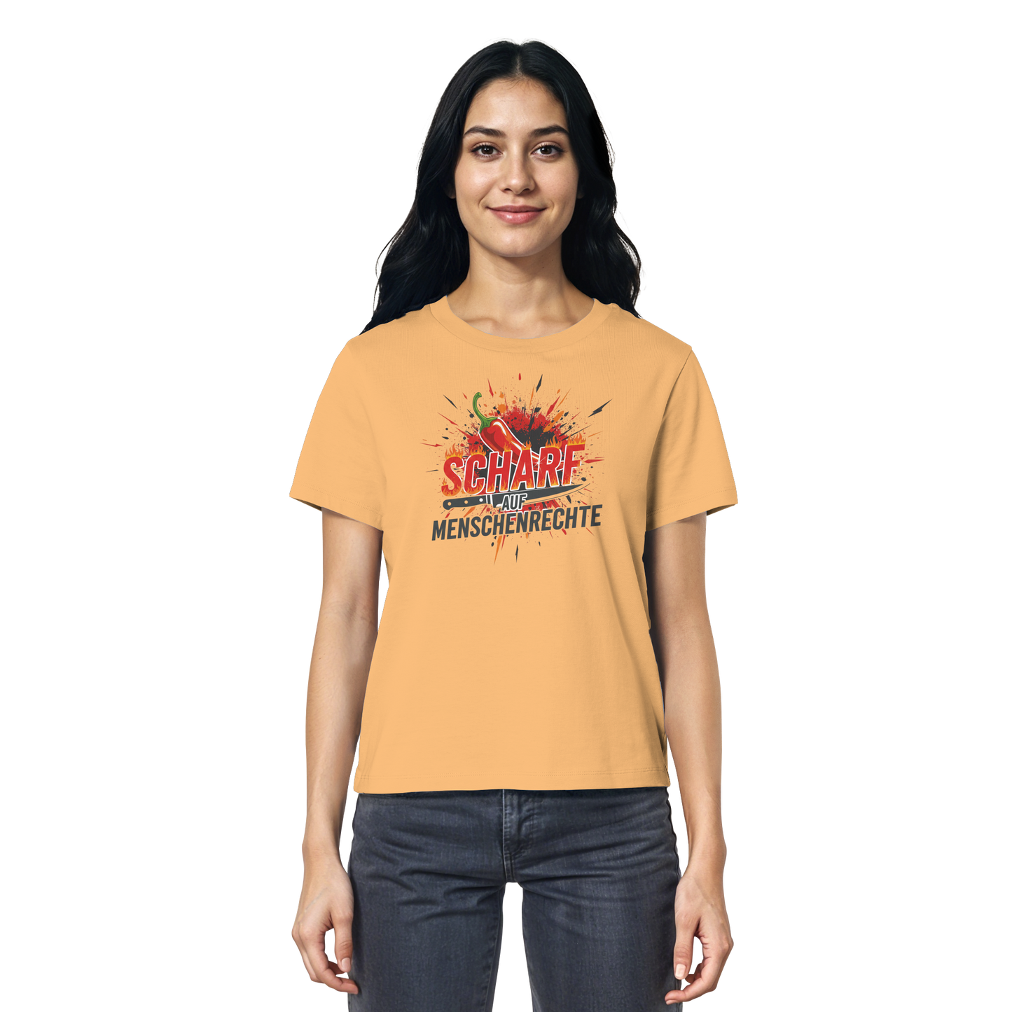 Scharf auf Menschenrechte - Demokratie - Ladies Organic Shirt