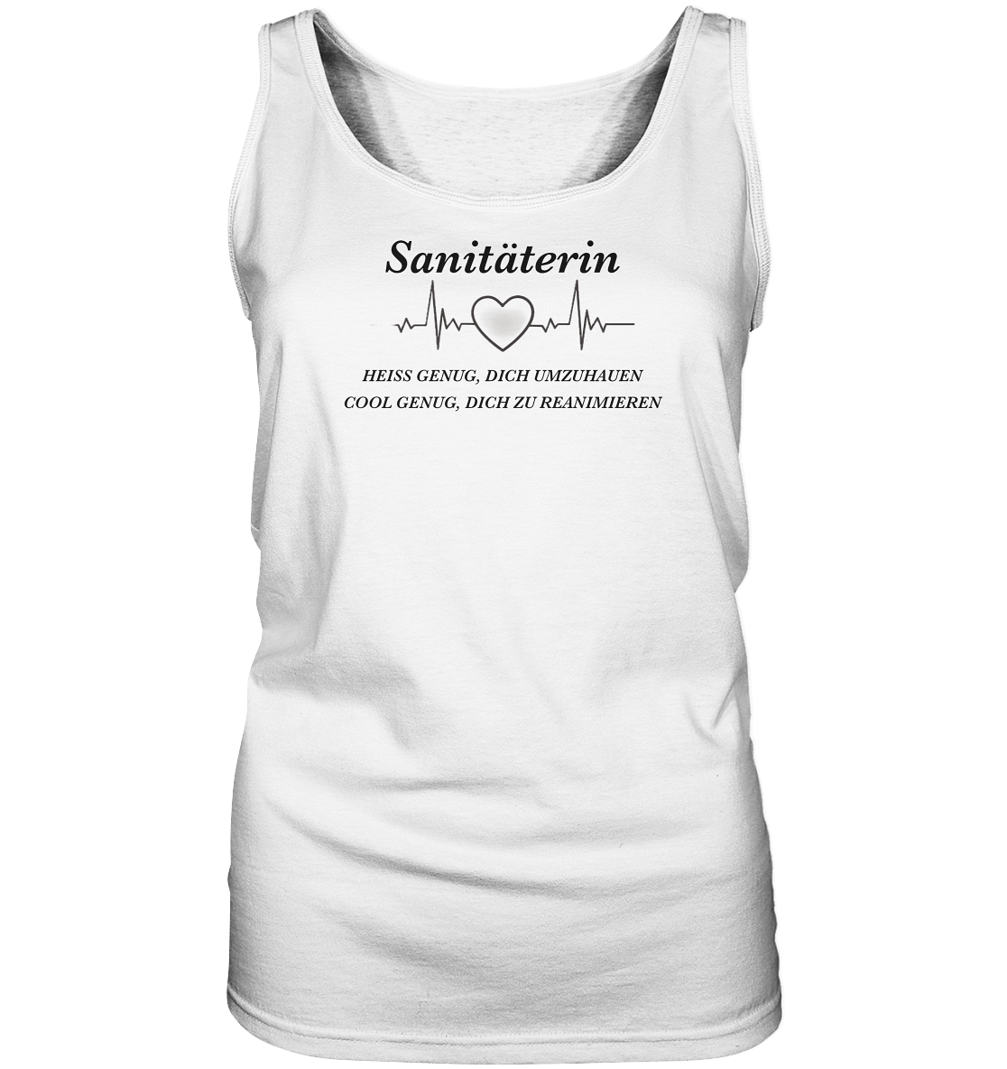Sanitäterin - heiß und cool - Ladies Tank-Top