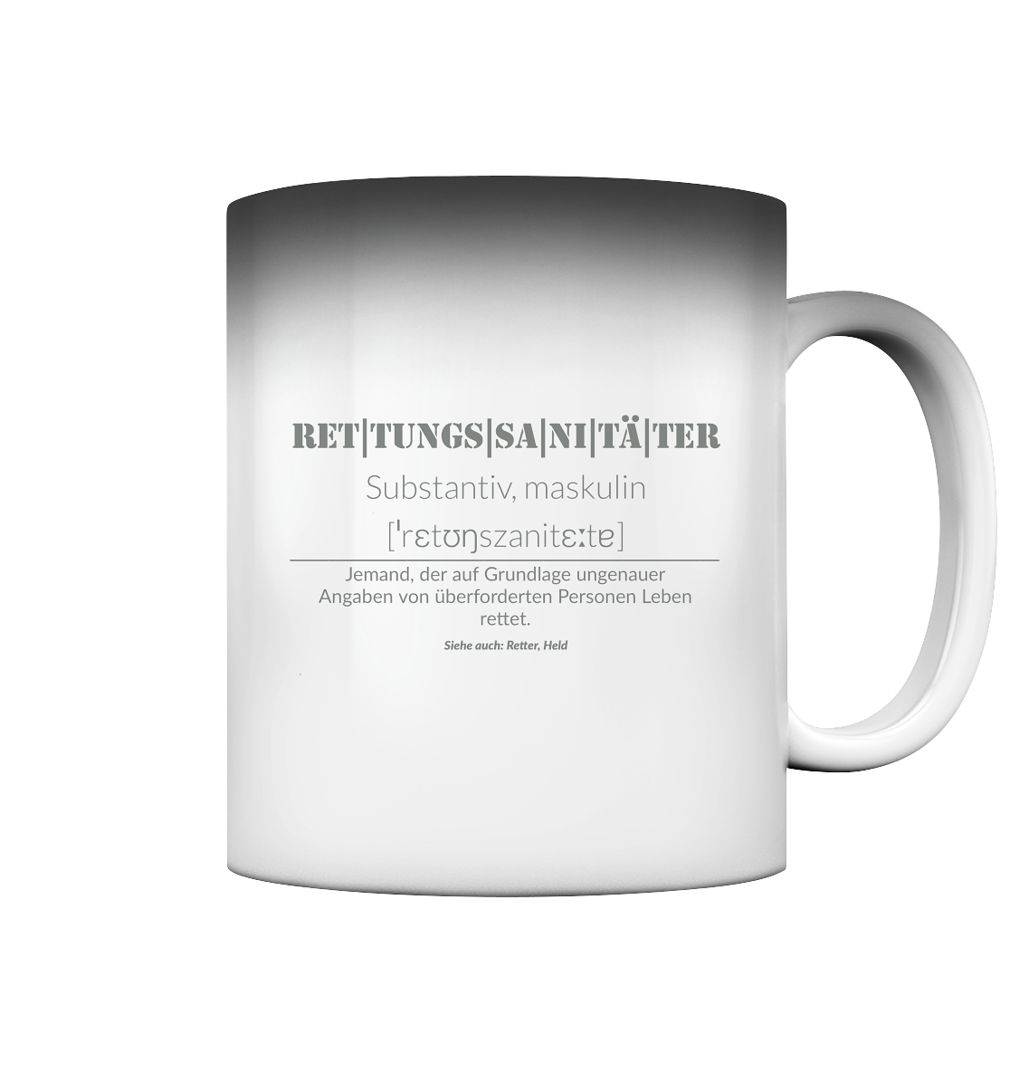 Rettungssanitäter - Magic Mug