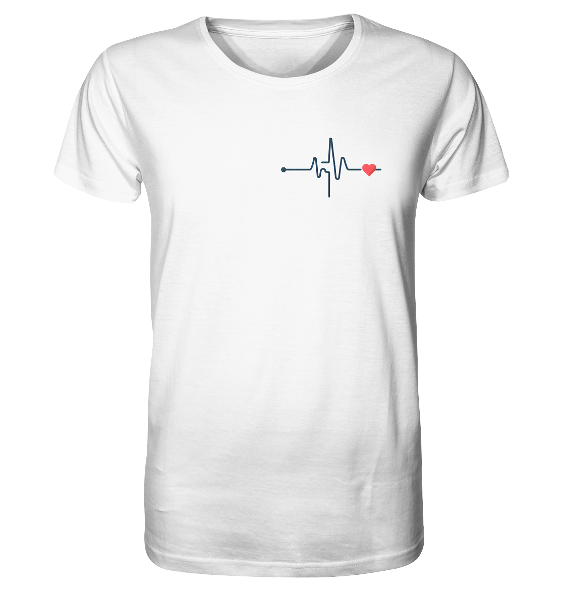 Pulsschlag für die Liebsten - Organic Basic Shirt