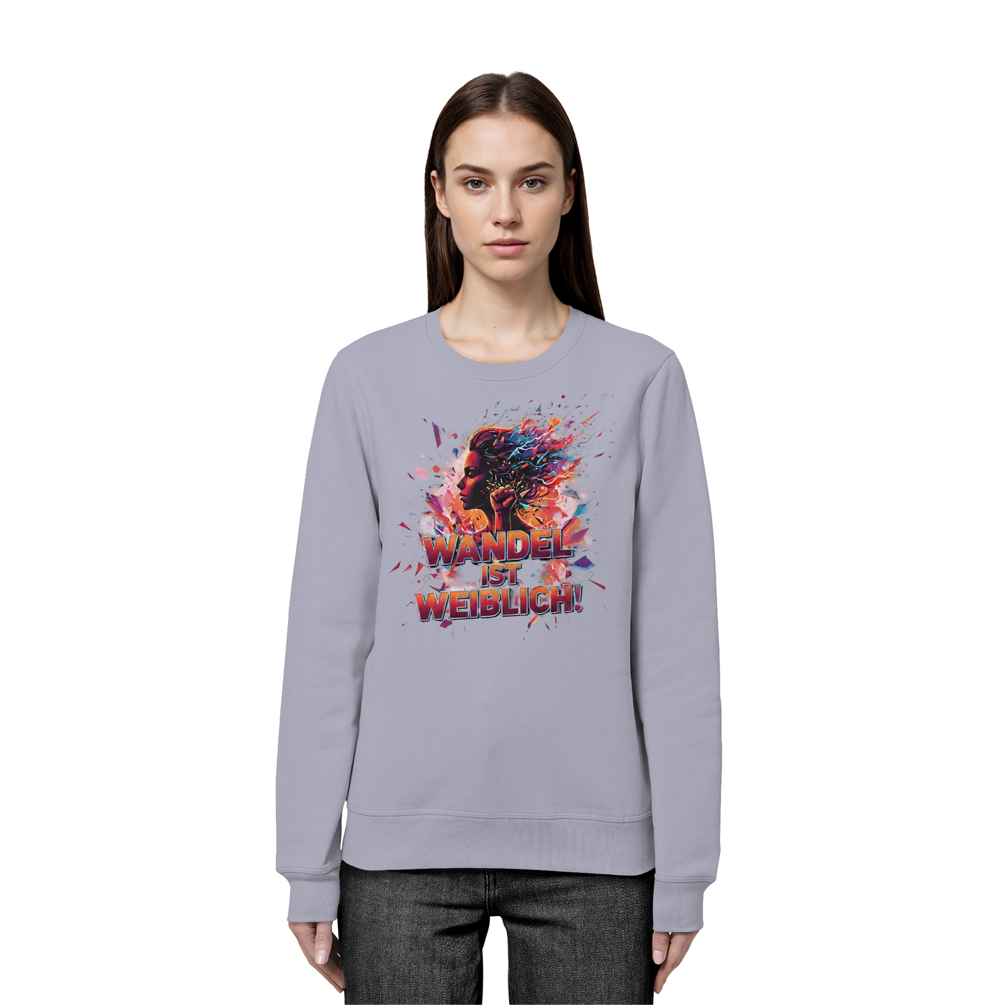Wandel ist weiblich - Feminismus - Organic Basic Unisex Sweatshirt