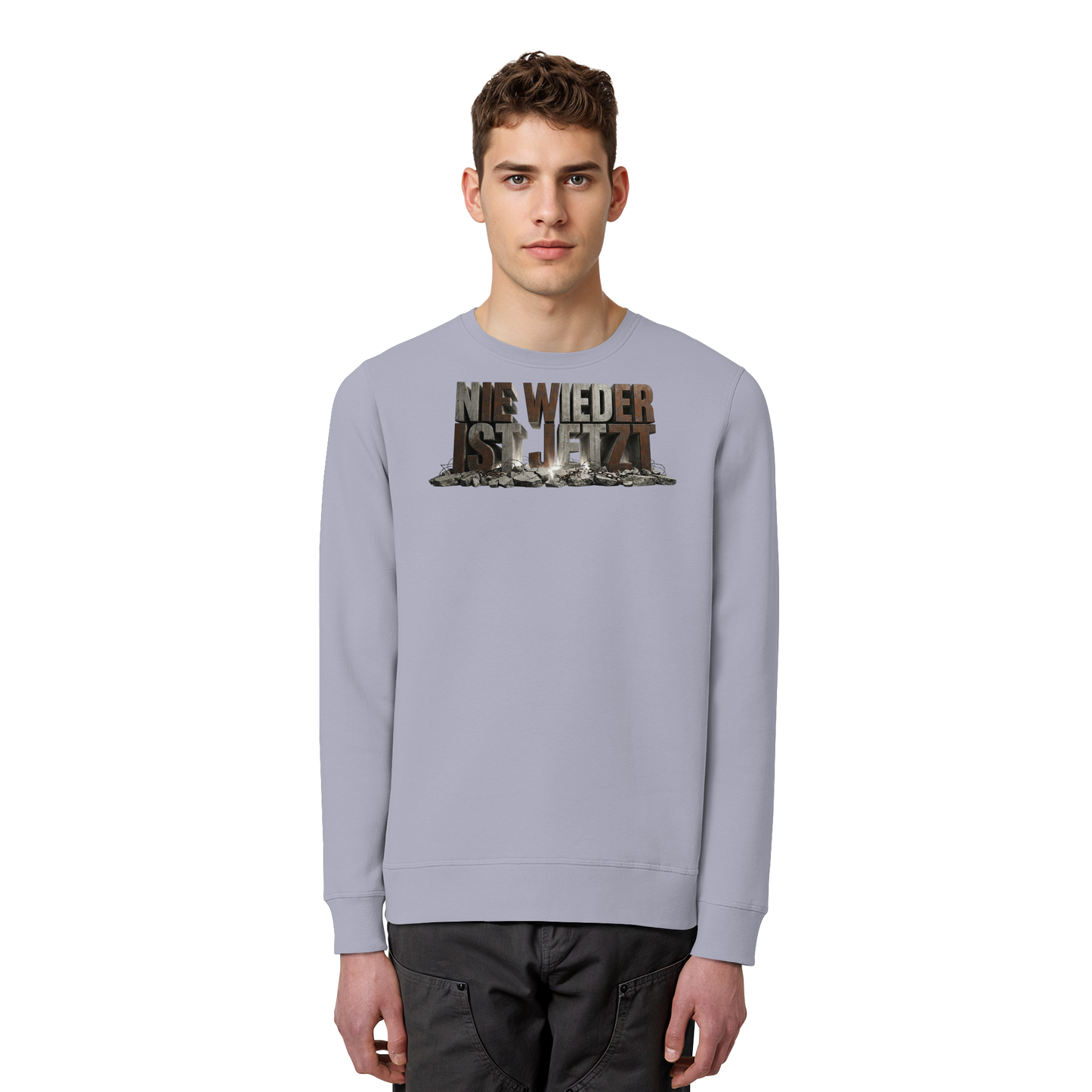 Nie wieder ist jetzt - Demokratie - Organic Basic Unisex Sweatshirt