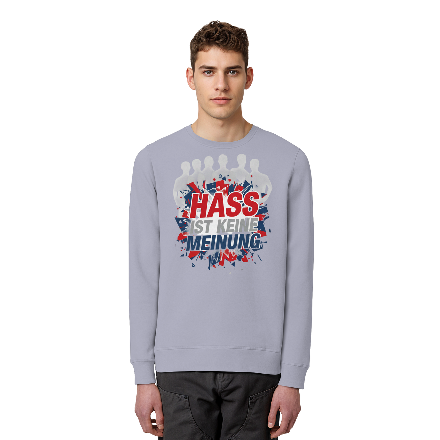 Hass ist keine Meinung - Demokratie - Organic Basic Unisex Sweatshirt