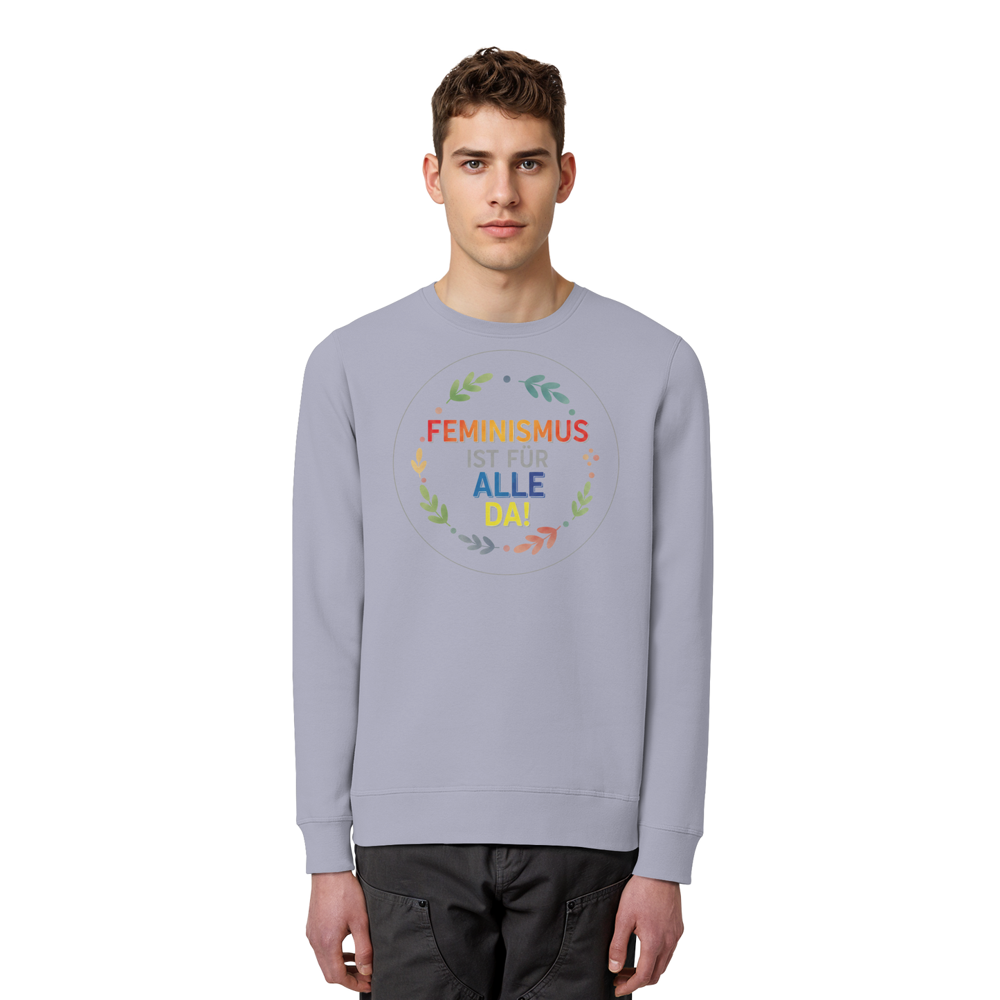 Feminismus ist für alle da - Organic Basic Unisex Sweatshirt
