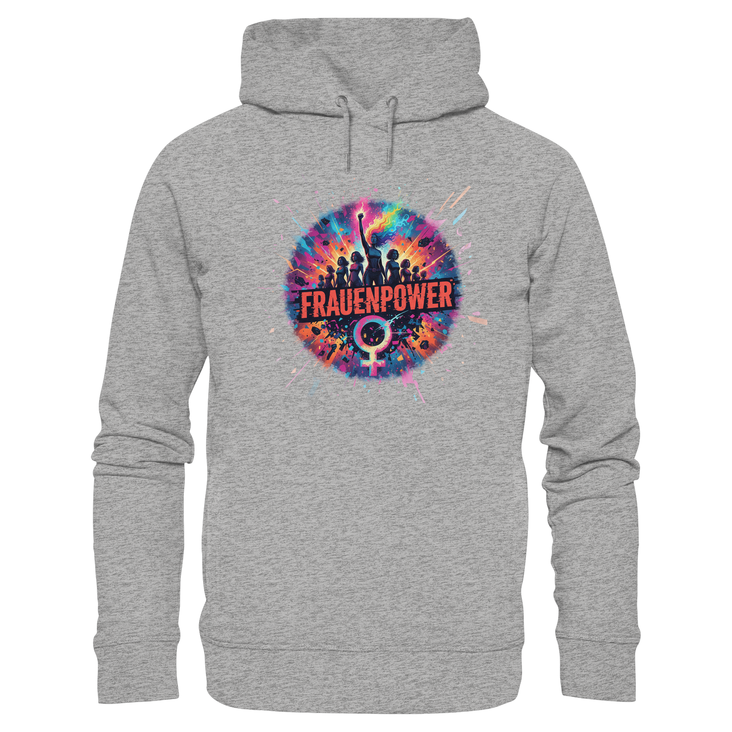 Frauenpower - Feminismus - Organic Fashion Hoodie