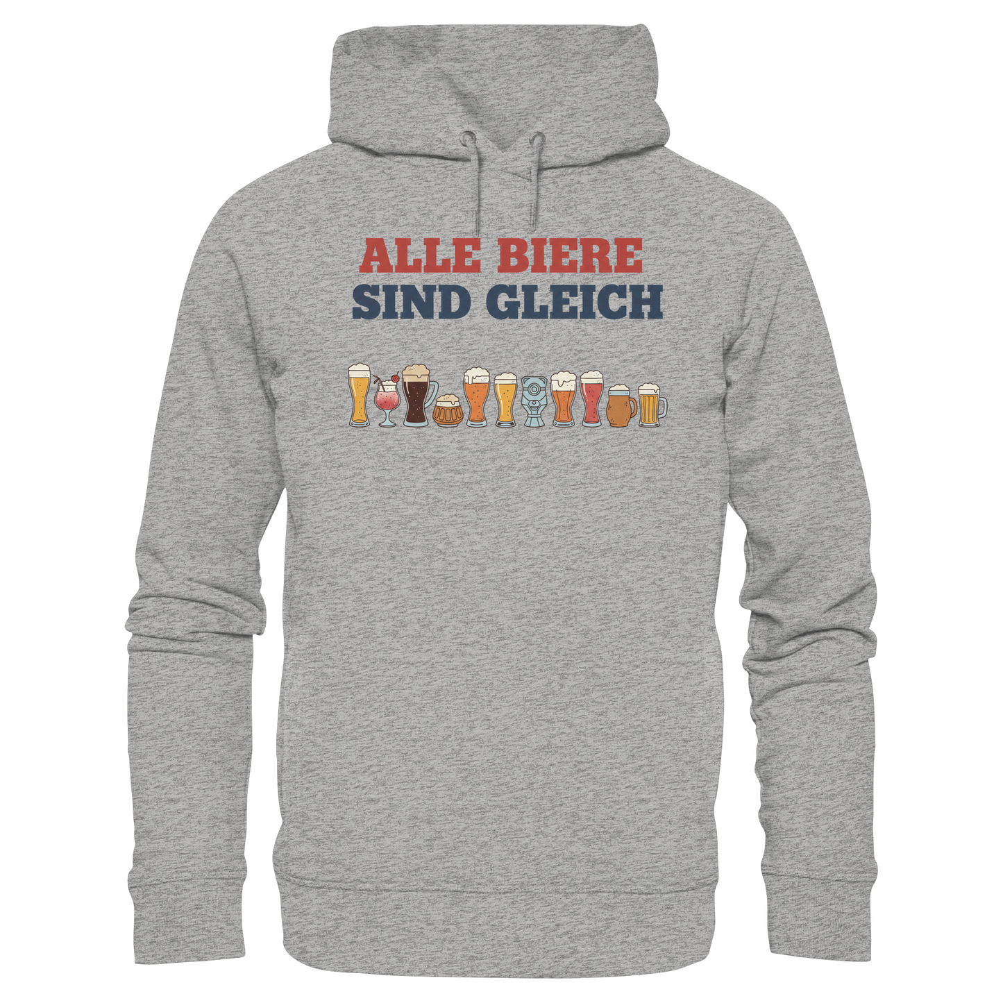 Alle Biere sind gleich - Demokratie - Organic Fashion Hoodie