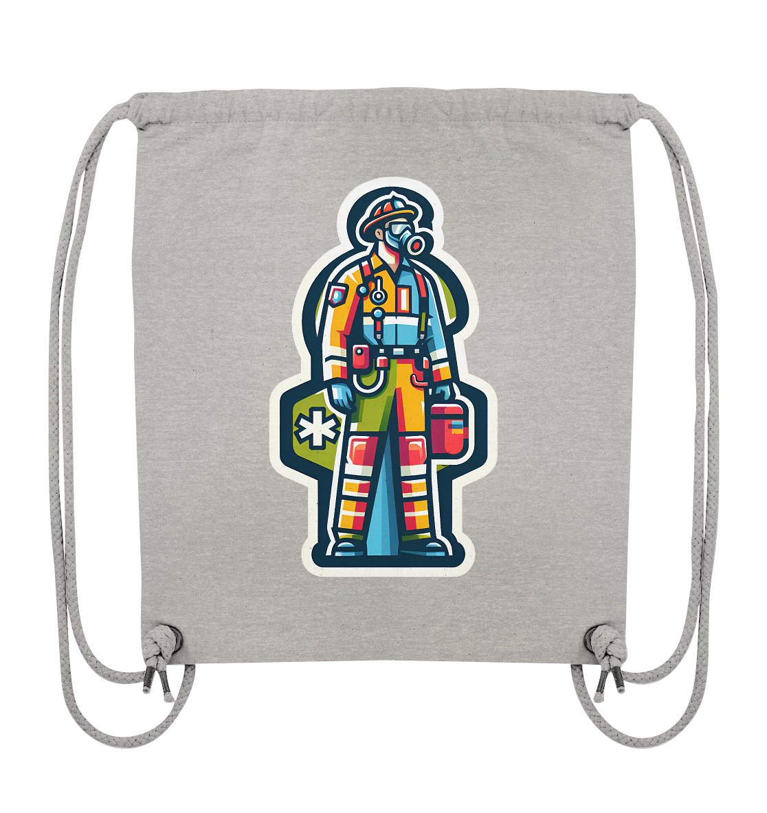 Colorful paramedic/ firefighter - Organic Gym-Bag