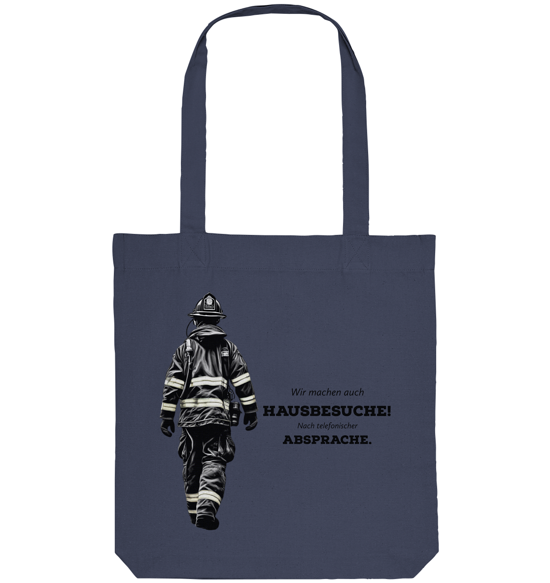 Wir machen auch Hausbesuche! - Feuerwehr - Organic Tote-Bag