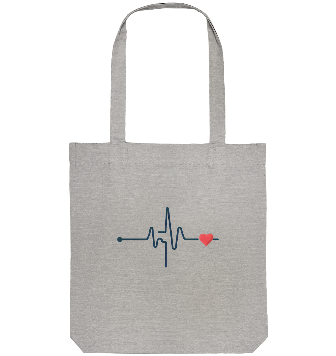 Pulsschlag für die Liebsten - Organic Tote-Bag