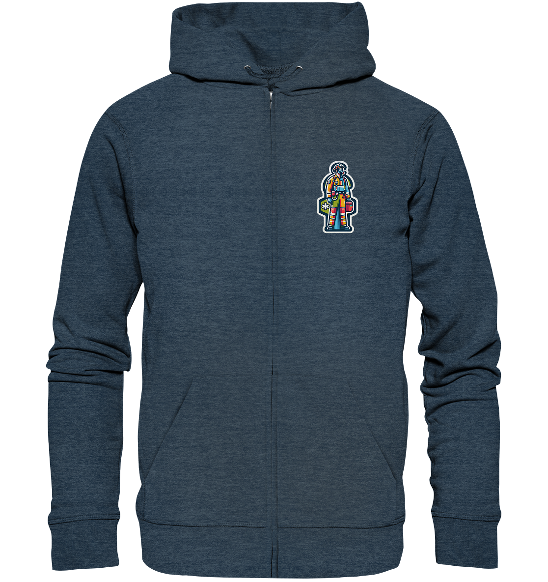 Colorful paramedic/ firefighter - Organic Zipper