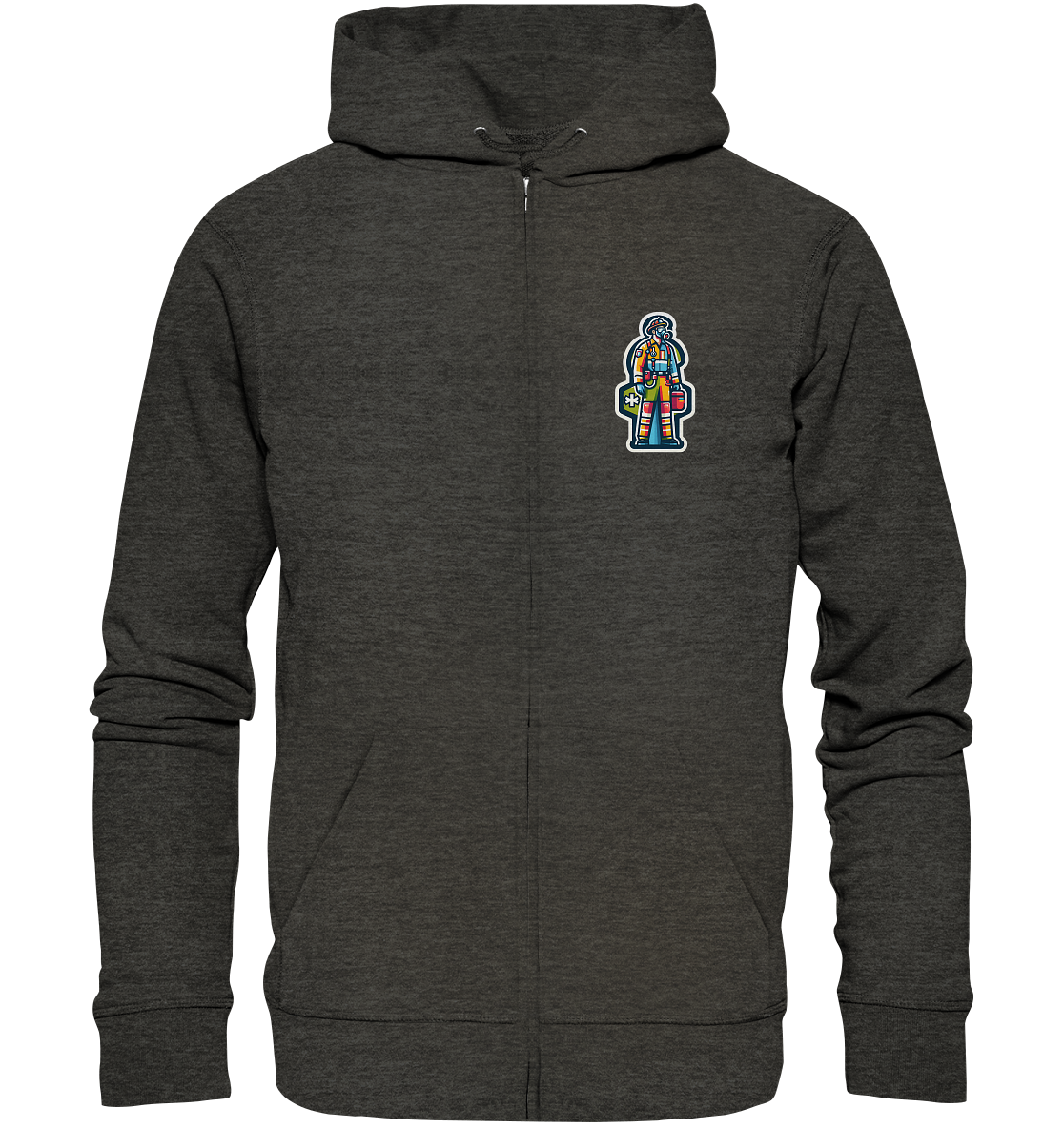 Colorful paramedic/ firefighter - Organic Zipper
