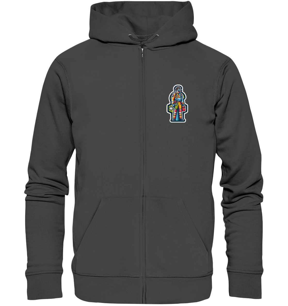 Colorful paramedic/ firefighter - Organic Zipper