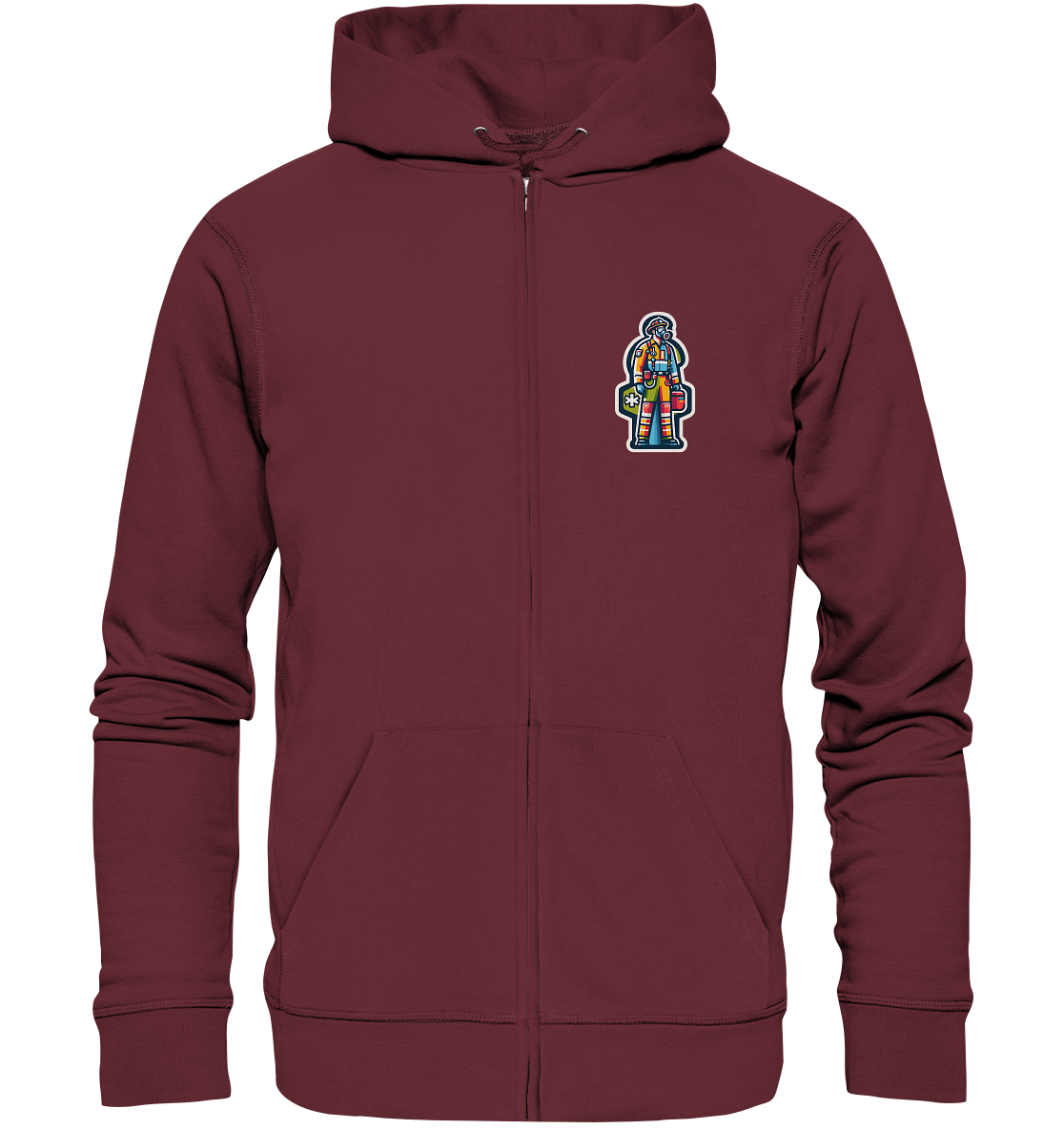 Colorful paramedic/ firefighter - Organic Zipper