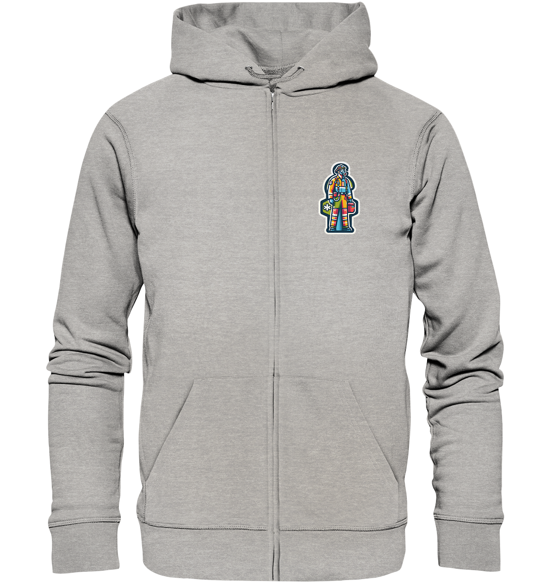 Colorful paramedic/ firefighter - Organic Zipper