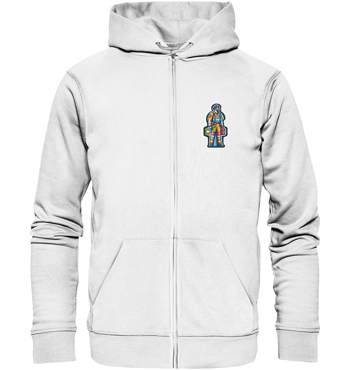 Colorful paramedic/ firefighter - Organic Zipper