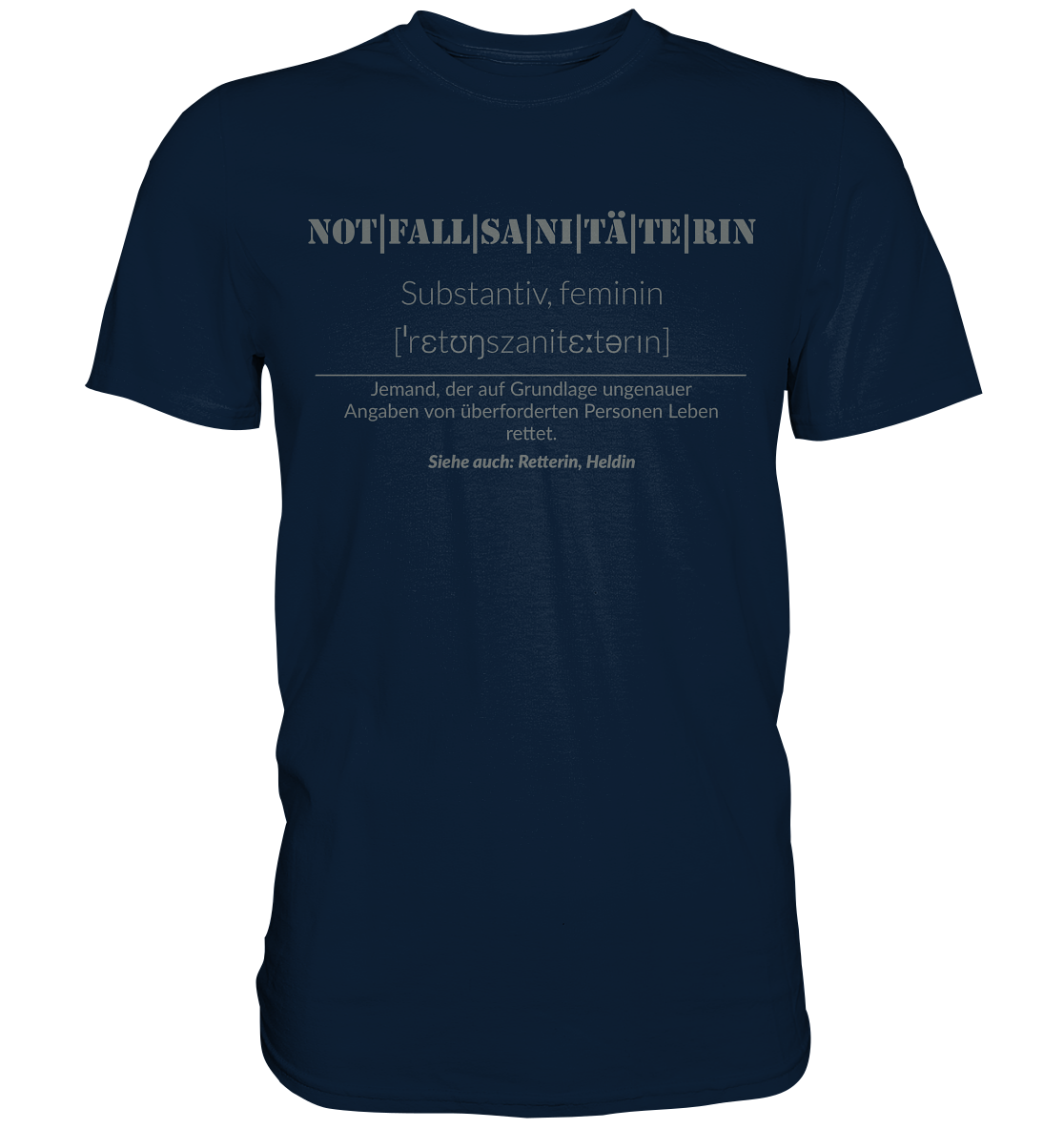 Notfallsanitäterin - Premium Shirt
