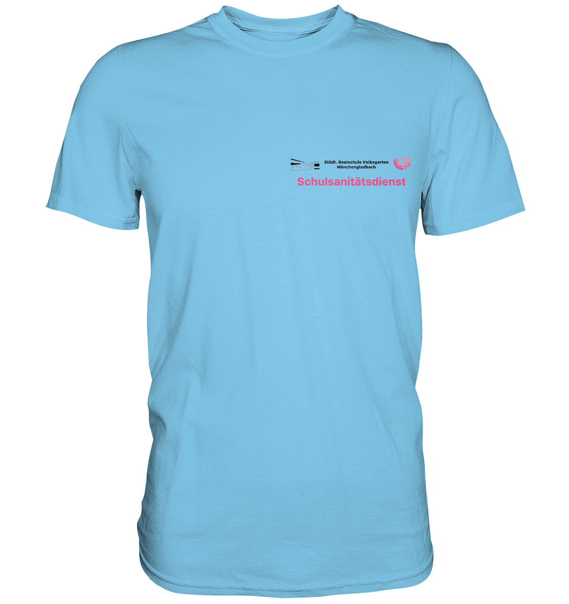 Dienstkleidung Schulsanitätsdienst Stadt. Realschule Volksgarten - Premium Shirt