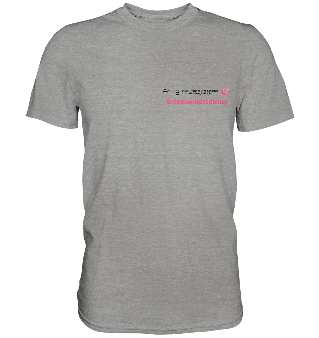 Dienstkleidung Schulsanitätsdienst Stadt. Realschule Volksgarten - Premium Shirt