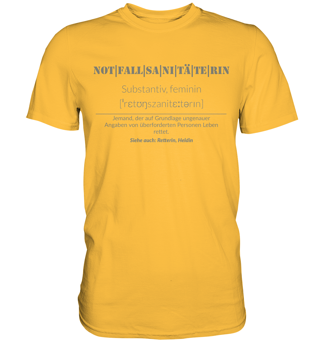Notfallsanitäterin - Premium Shirt