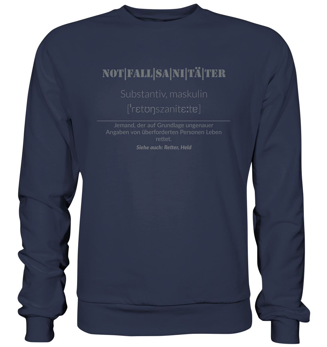 Notfallsanitäter - Premium Sweatshirt