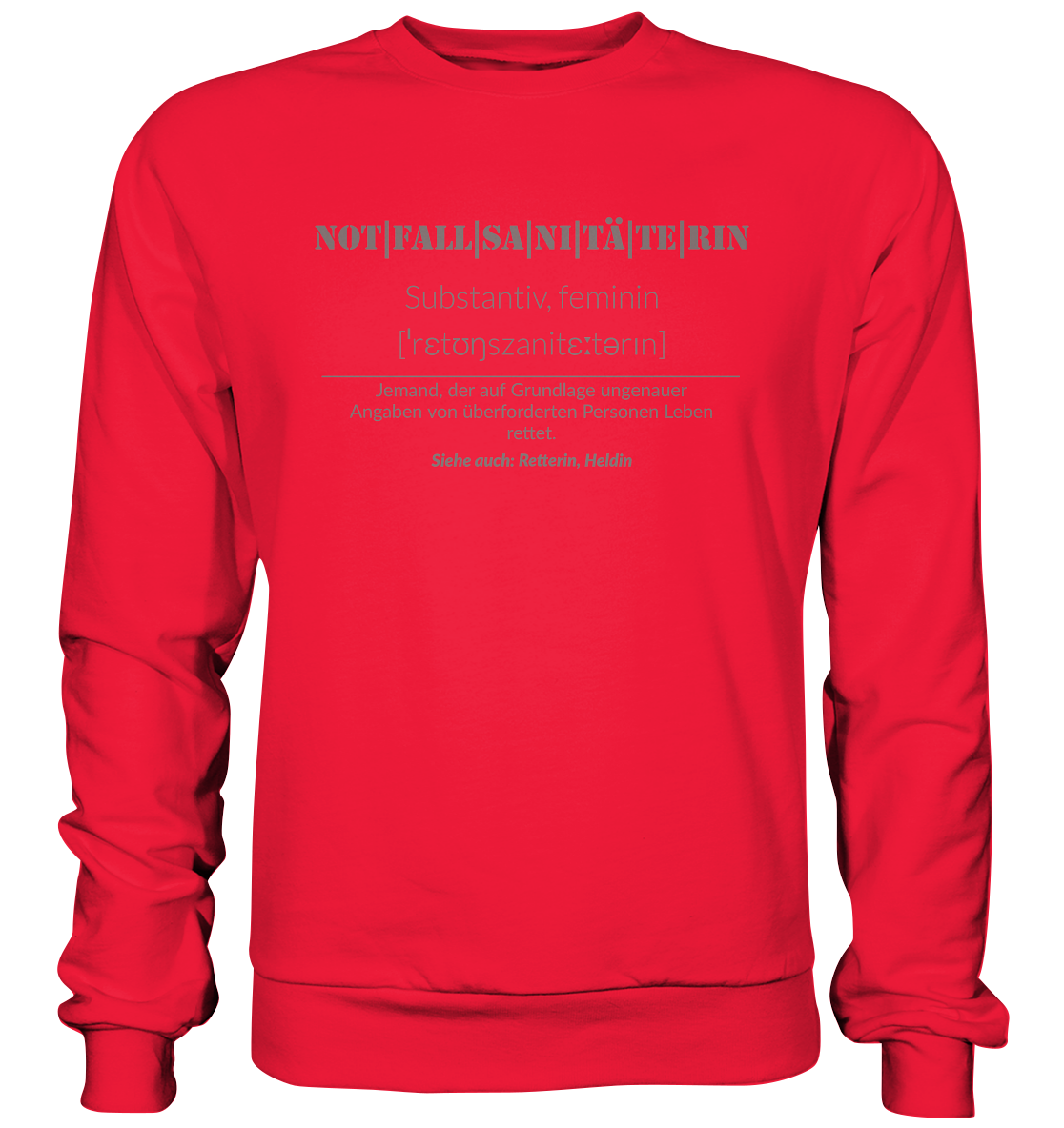Notfallsanitäterin - Premium Sweatshirt